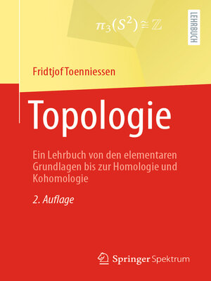 cover image of Topologie